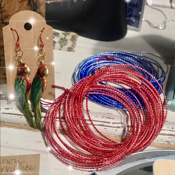 Sacred Threads Multi-Color Bangles - Picture 2 of 2